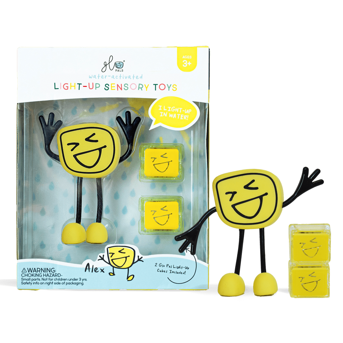Light Up Character & Cubes | Alex Yellow