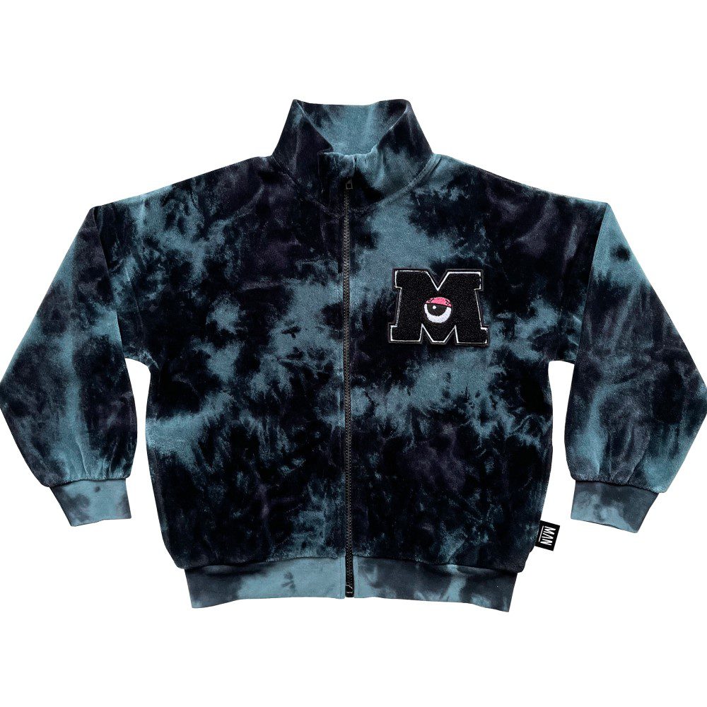 MONSTERS Tie Dye Zip Jacket | Blue