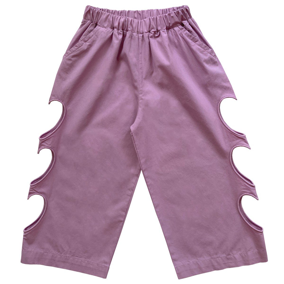 Heart Cut Out Wide Leg Pants | Orchid Haze