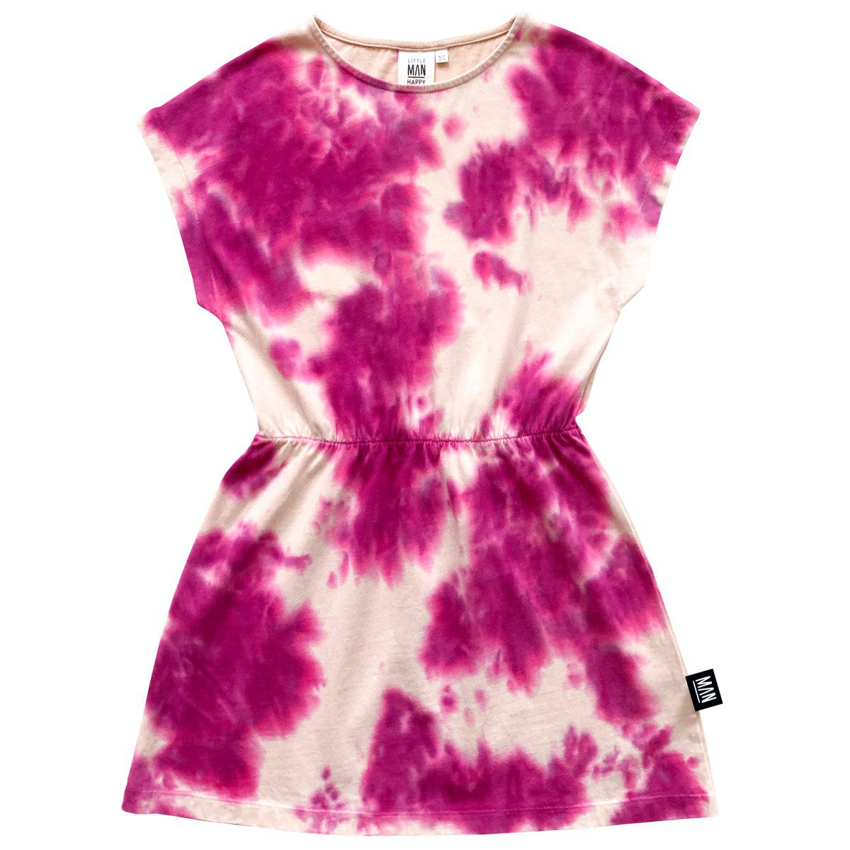 Shocking Pink Tie Dye Easy Dress | Shocking Pink