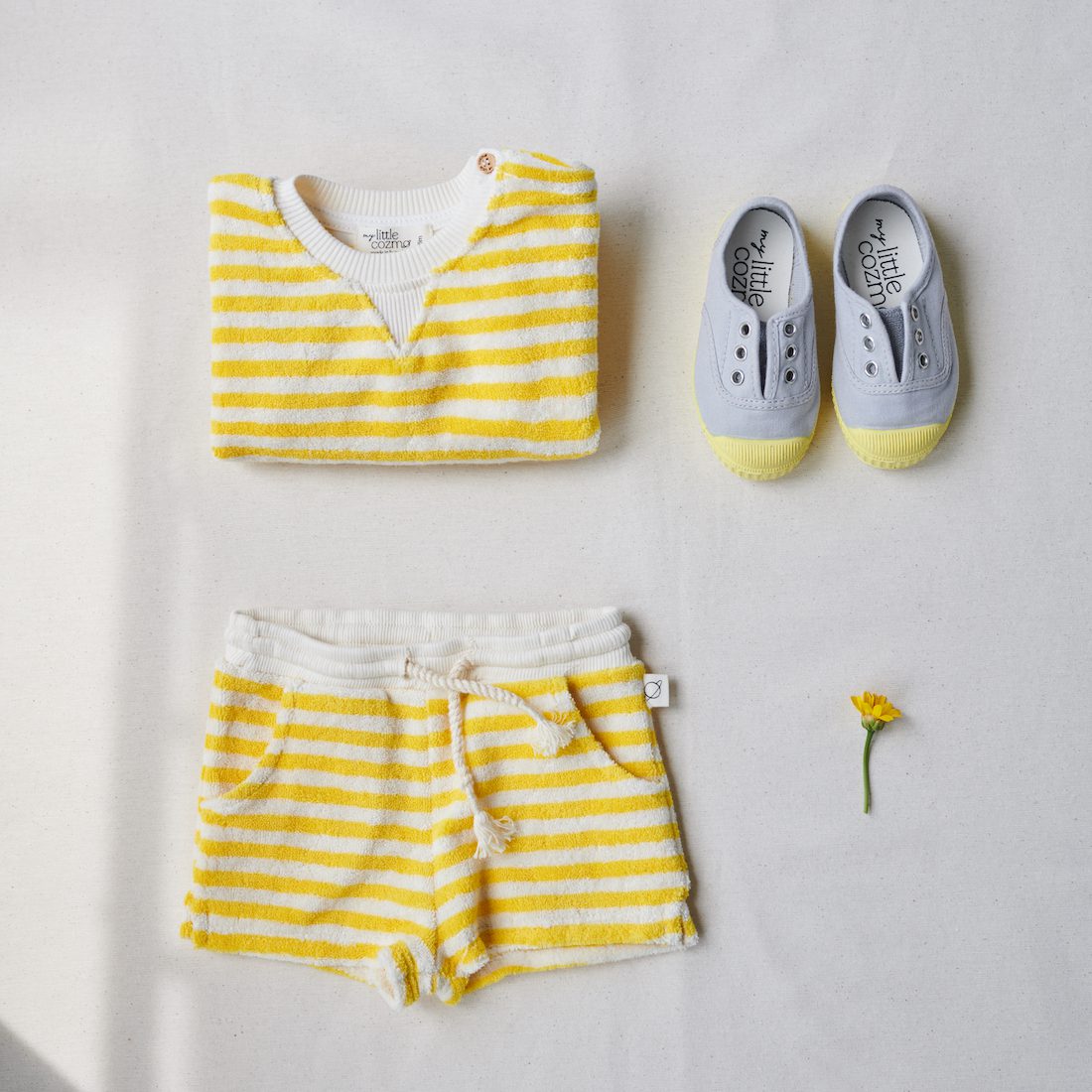 Wilder & Rayne Toweling Stripe Set