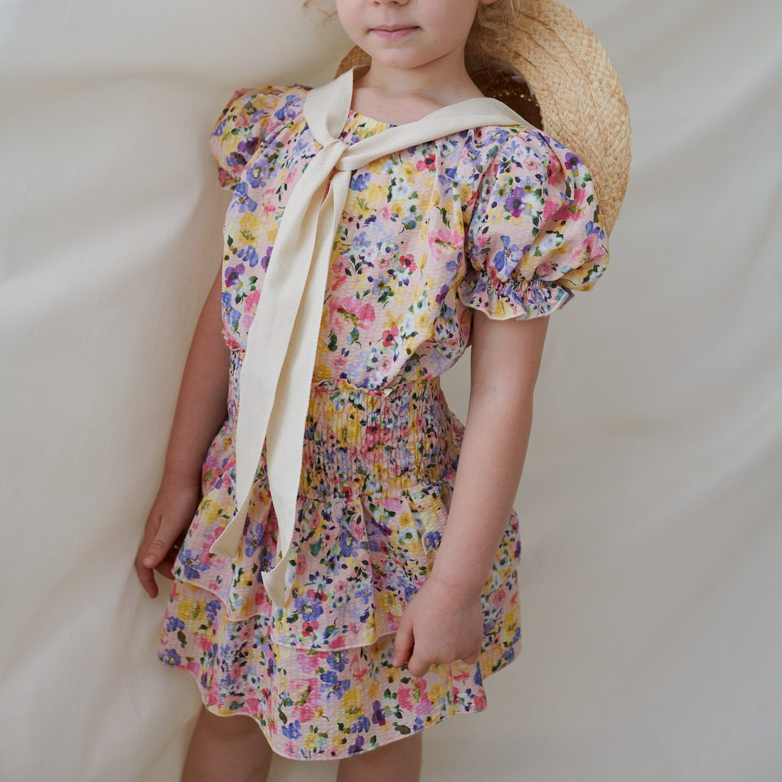 Sienna Seersucker Crop Top & Callie Seersucker Skirt