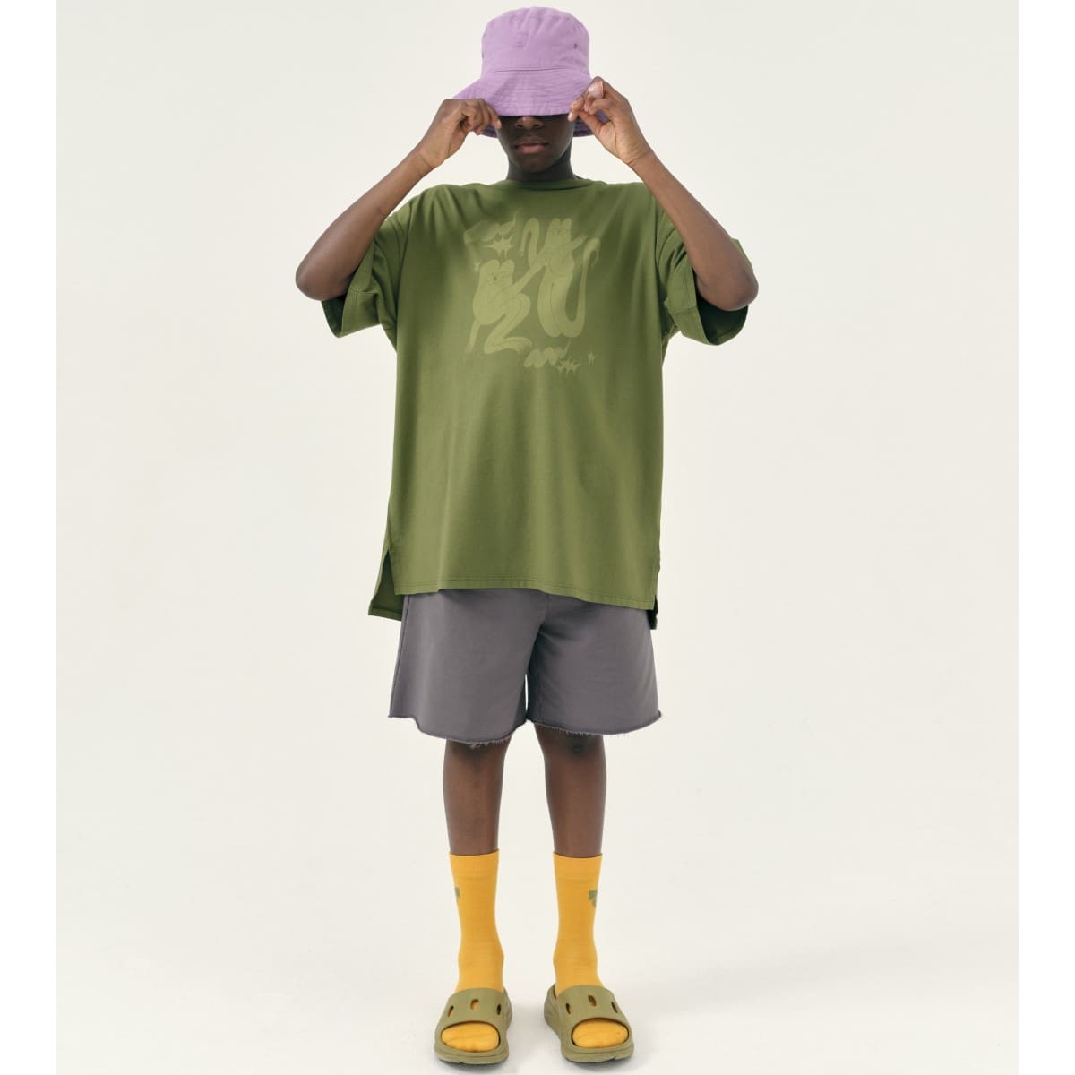 Oversized Tee | Pesto