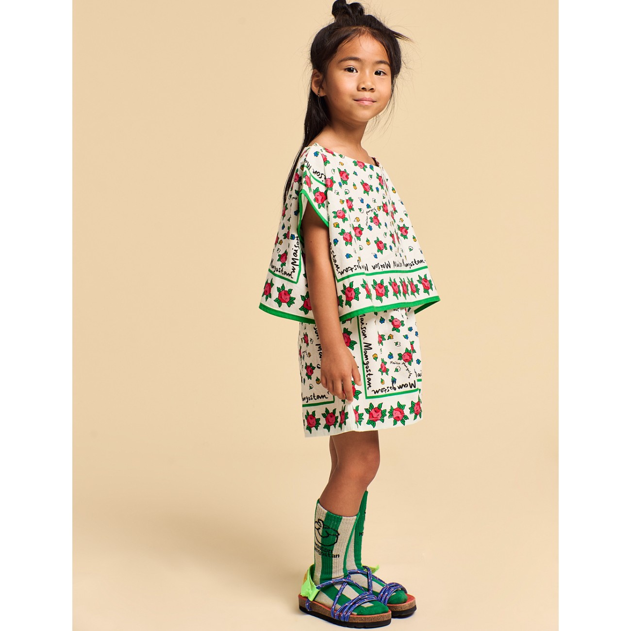 Mumbai Flowers Top & Shorts