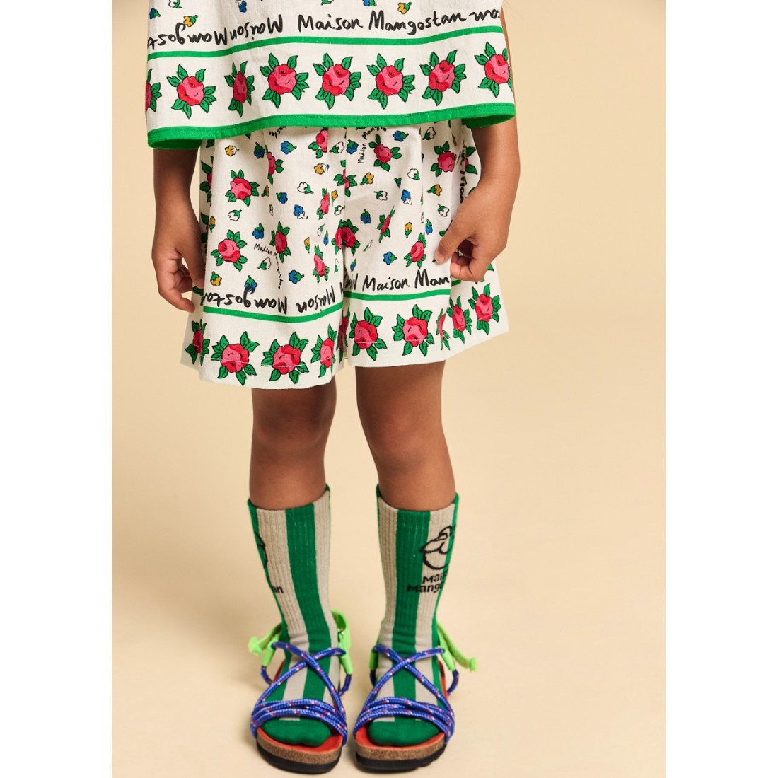 Mumbai Flowers Top & Shorts