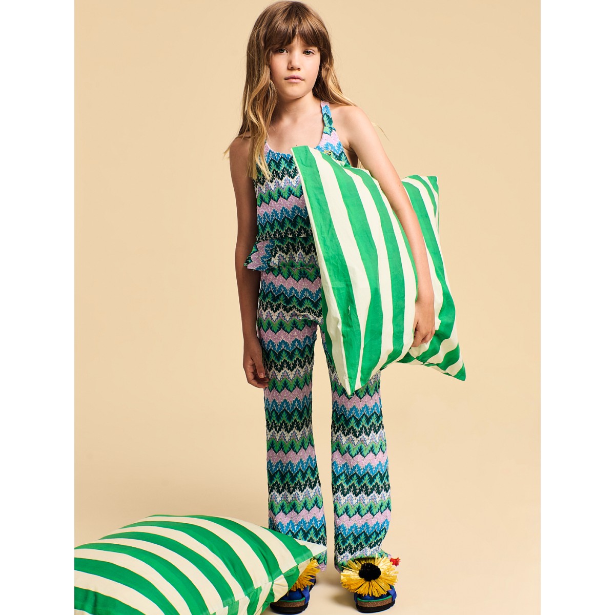 Multicolored Helecho Trousers