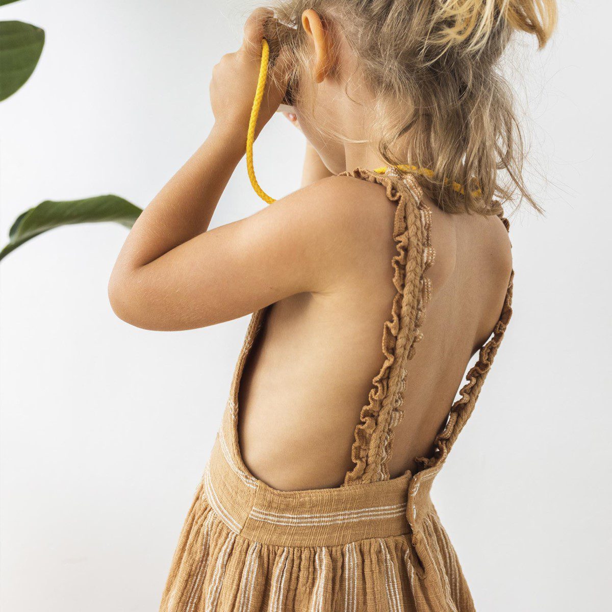 Stripes Dress | Caramel