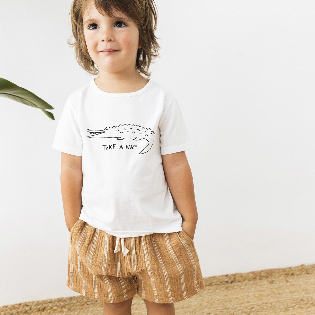 Crocodile T-Shirt | White