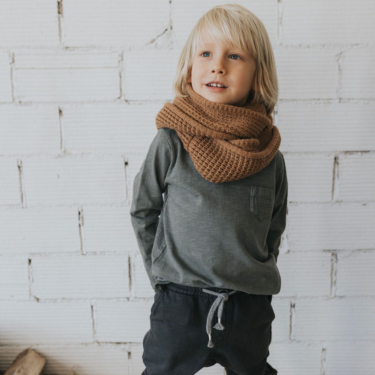 Soft Knit Buff | Toffee