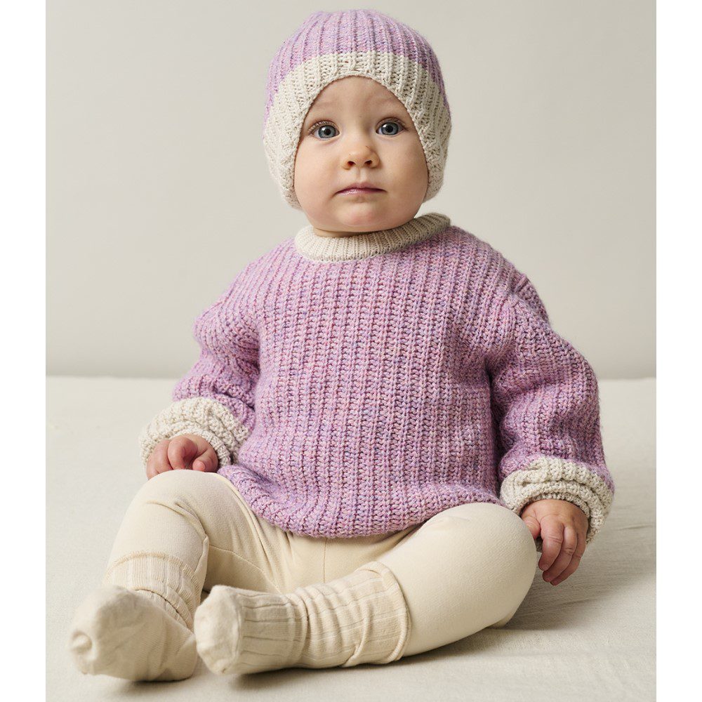 Color Block Tricot Baby Beanie