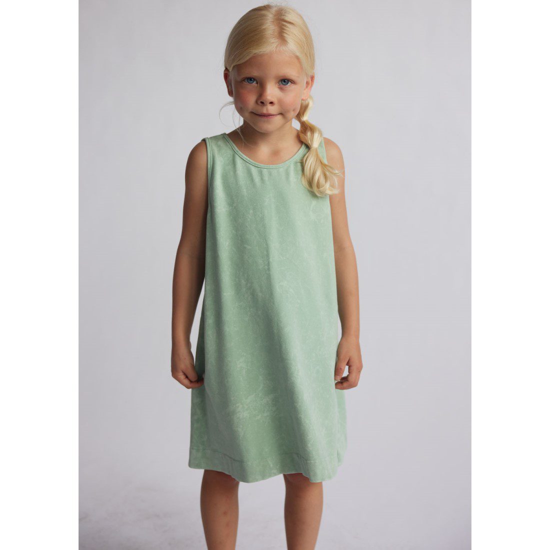 Vintage Mint V Dress
