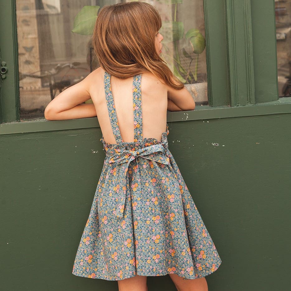 Dress Pam Cotton Veil Romantic Flower