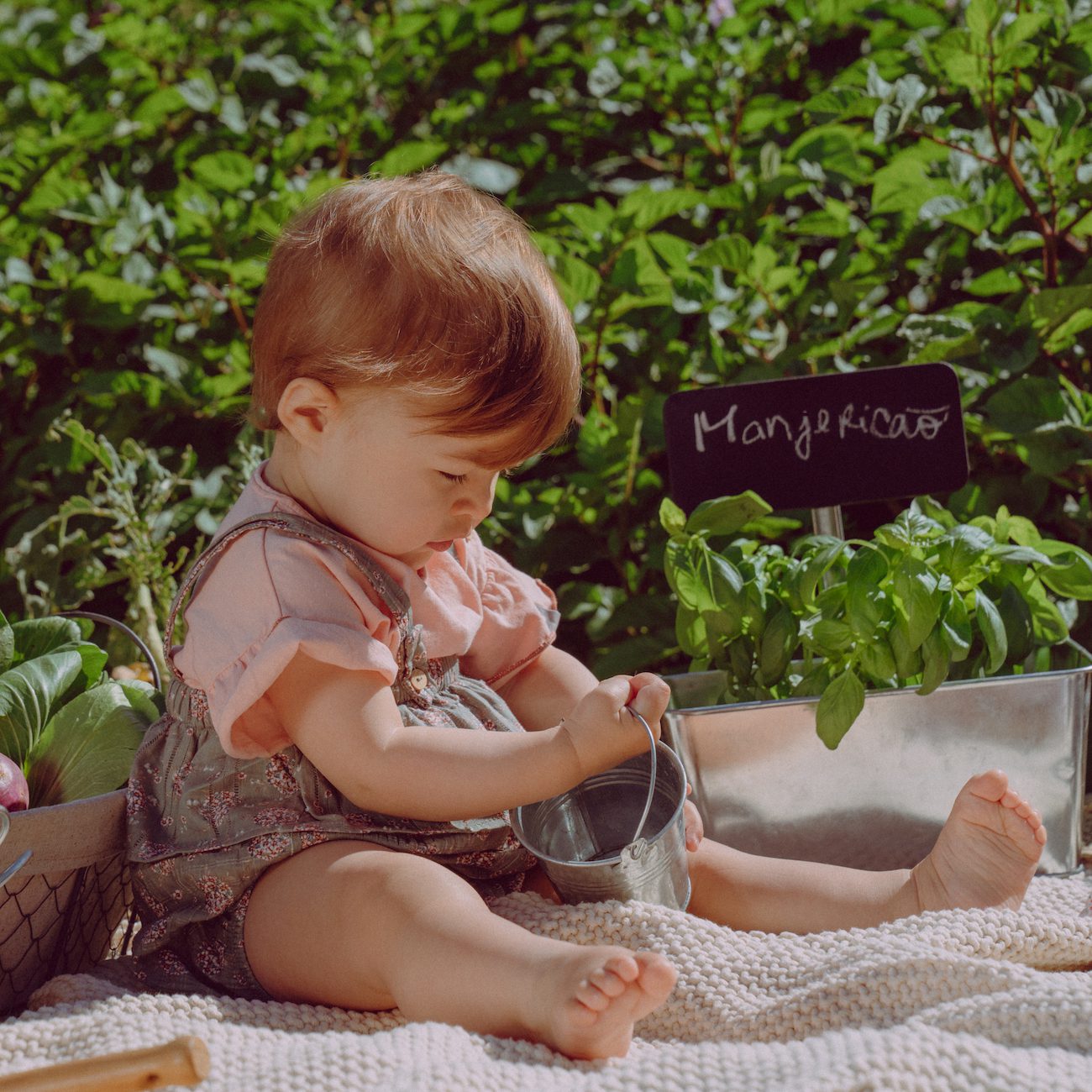 Floral Fabric Shorts & Top Set