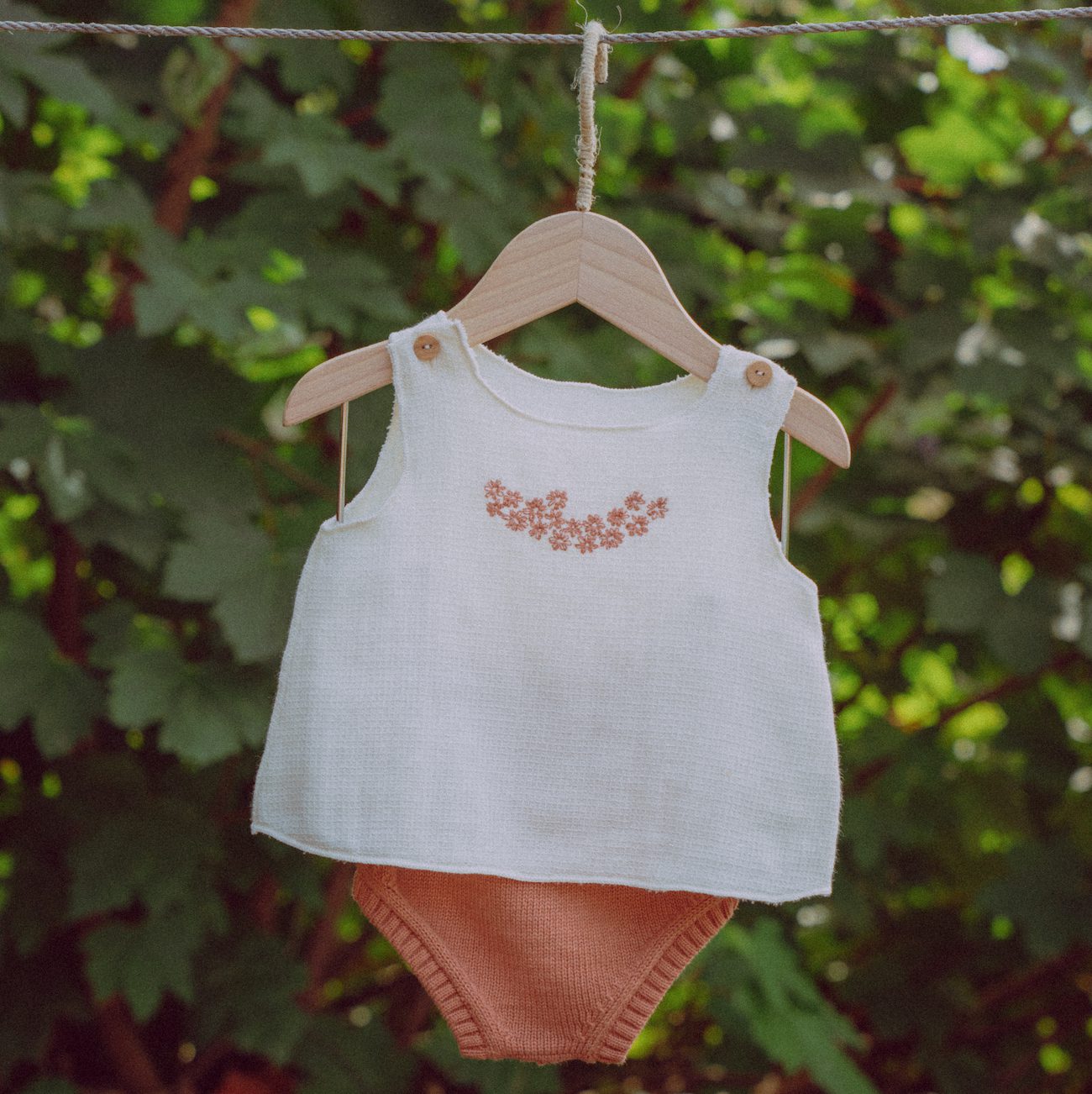 Knit Top & Bloomers Set