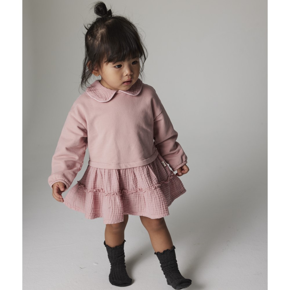 Mia Soft Fleece Dress | Pink