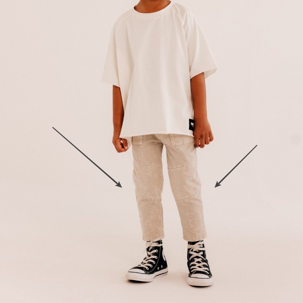 Vintage Beige Pocket Pants