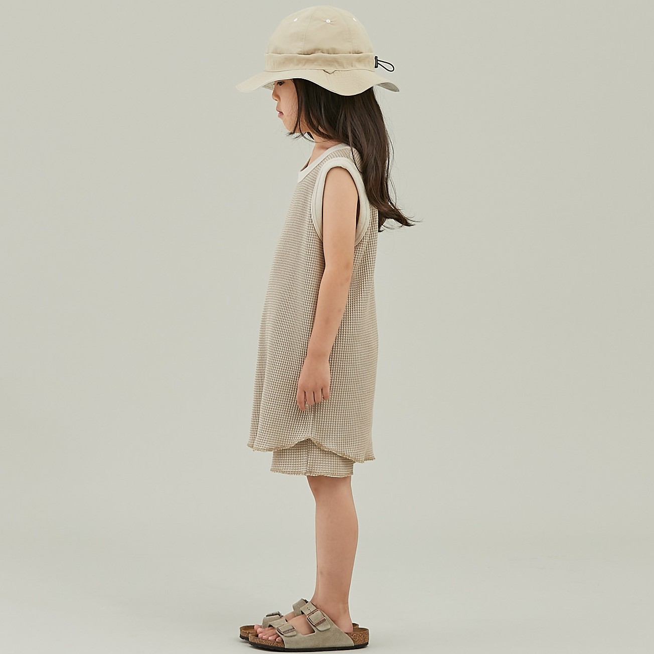 Bicolor Waffle Tanktop & Bicolor Waffle Shorts
