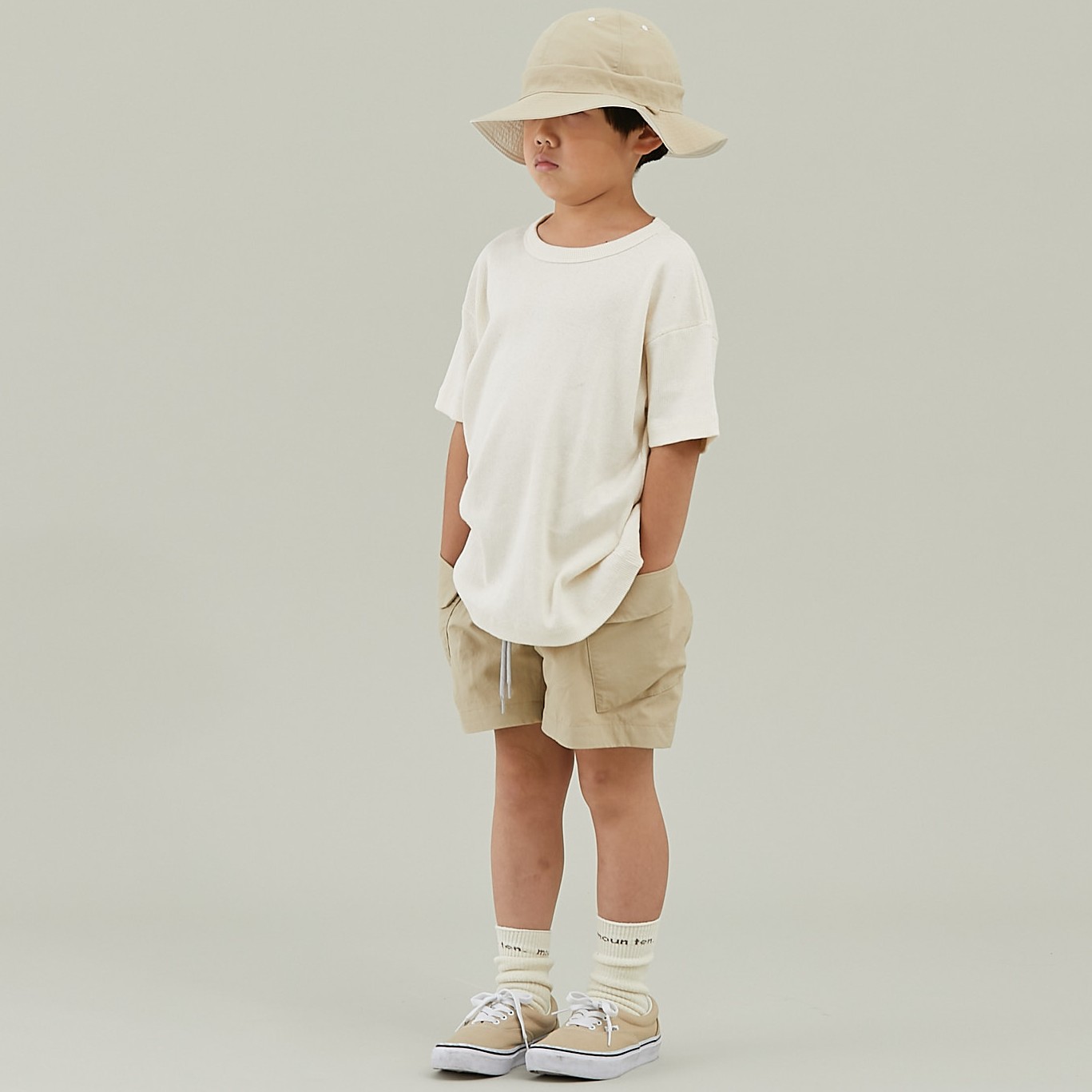 Vintage Cotton Big T & Big Pocket Shorts