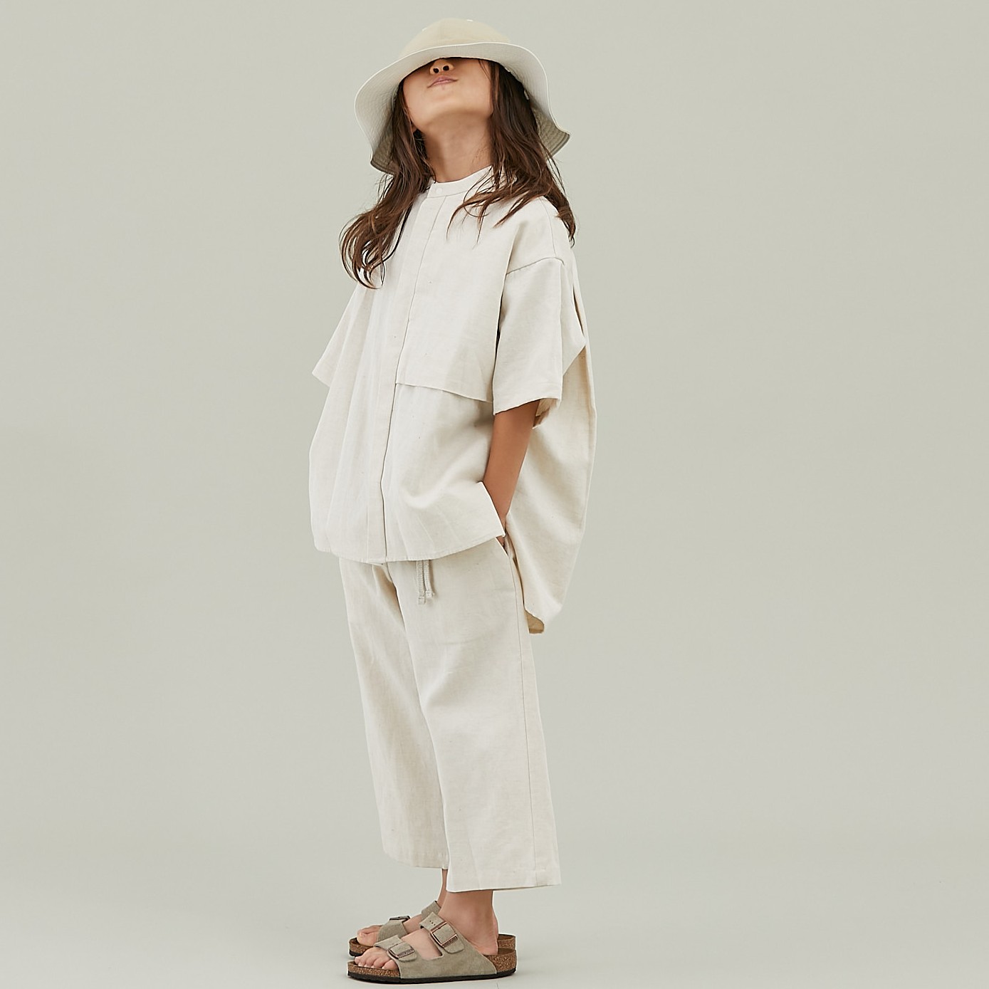 C/hemp S/S Shirt & C/hemp Karate Pants | Ecru