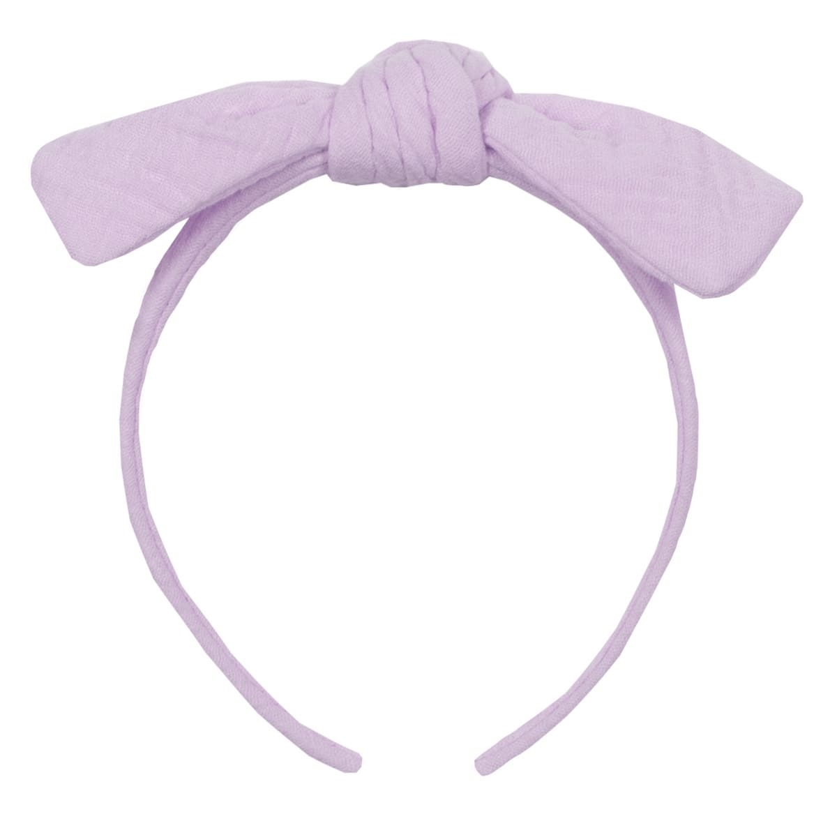 Lara Muslin Headband | Purple