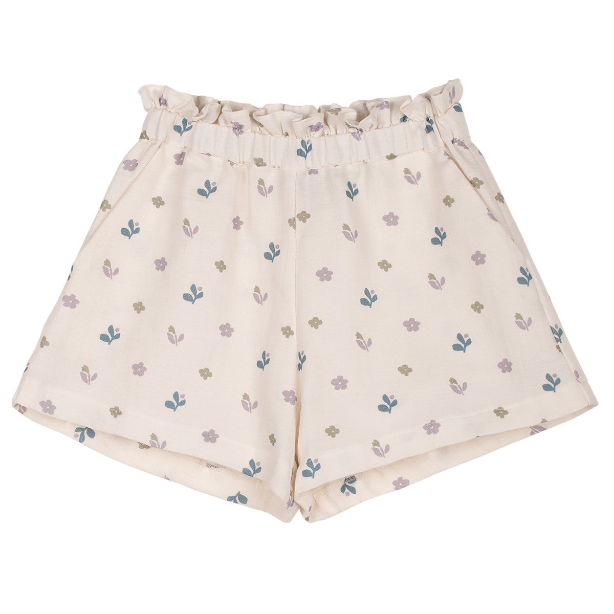 Nina Open Back Muslin Top & Flower Short | Set