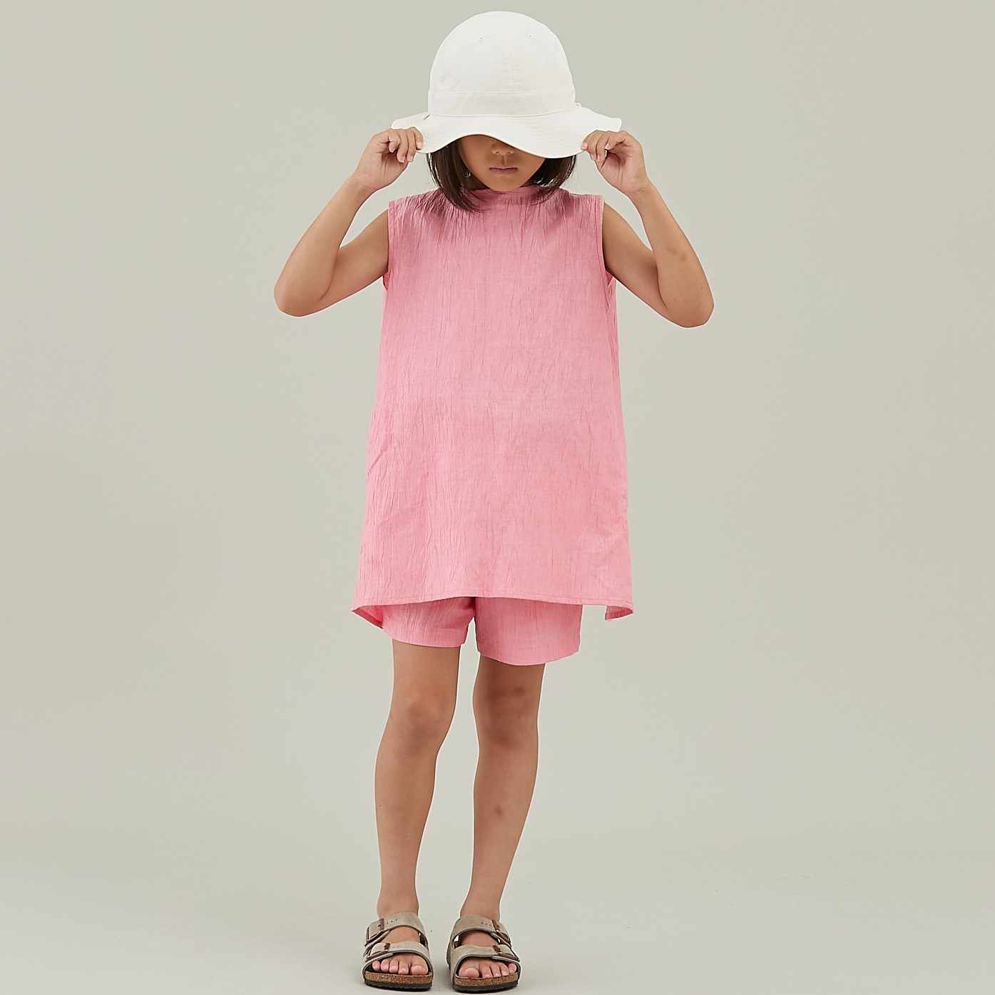 Linen Blend Tunic & Shorts