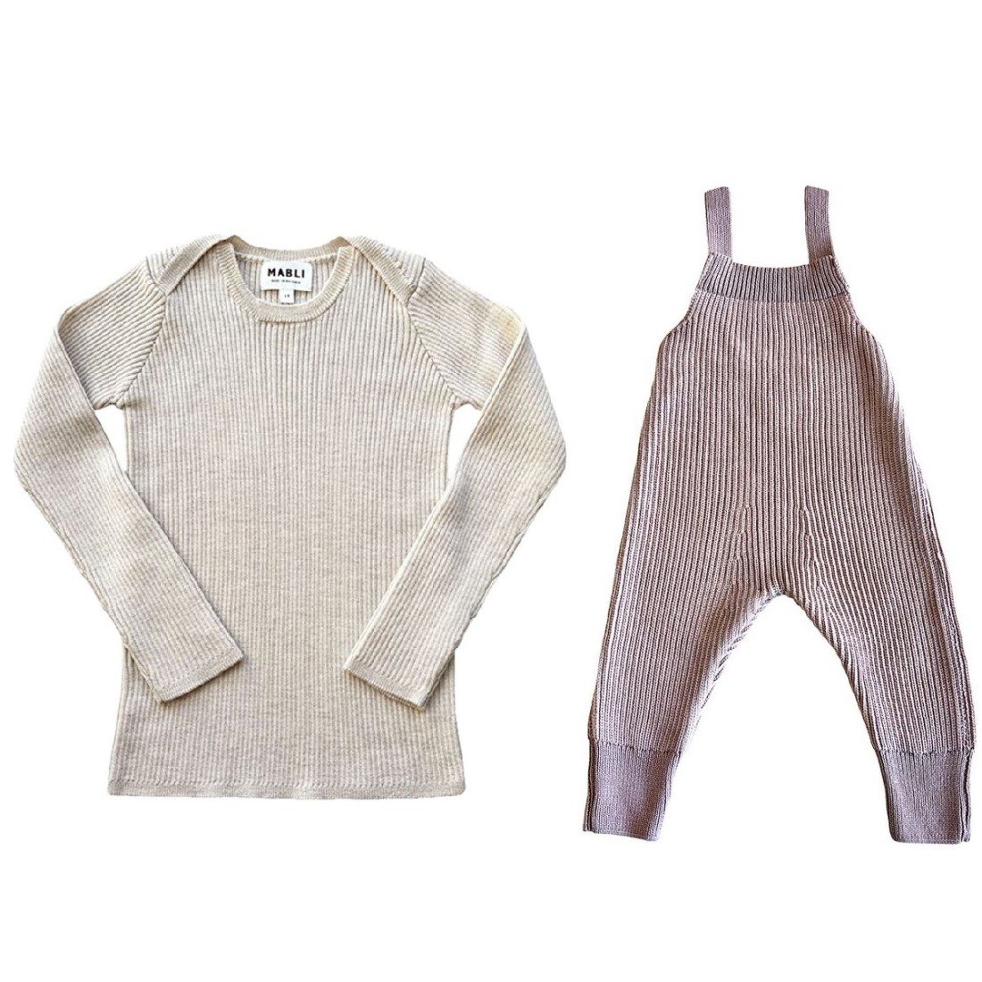 Sylfaen Skinny Rib & Skinny Legs | Mink/Almond