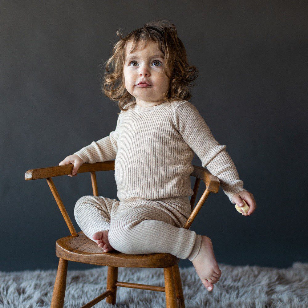 Sylfaen Skinny Rib & Skinny Legs | Duck Egg