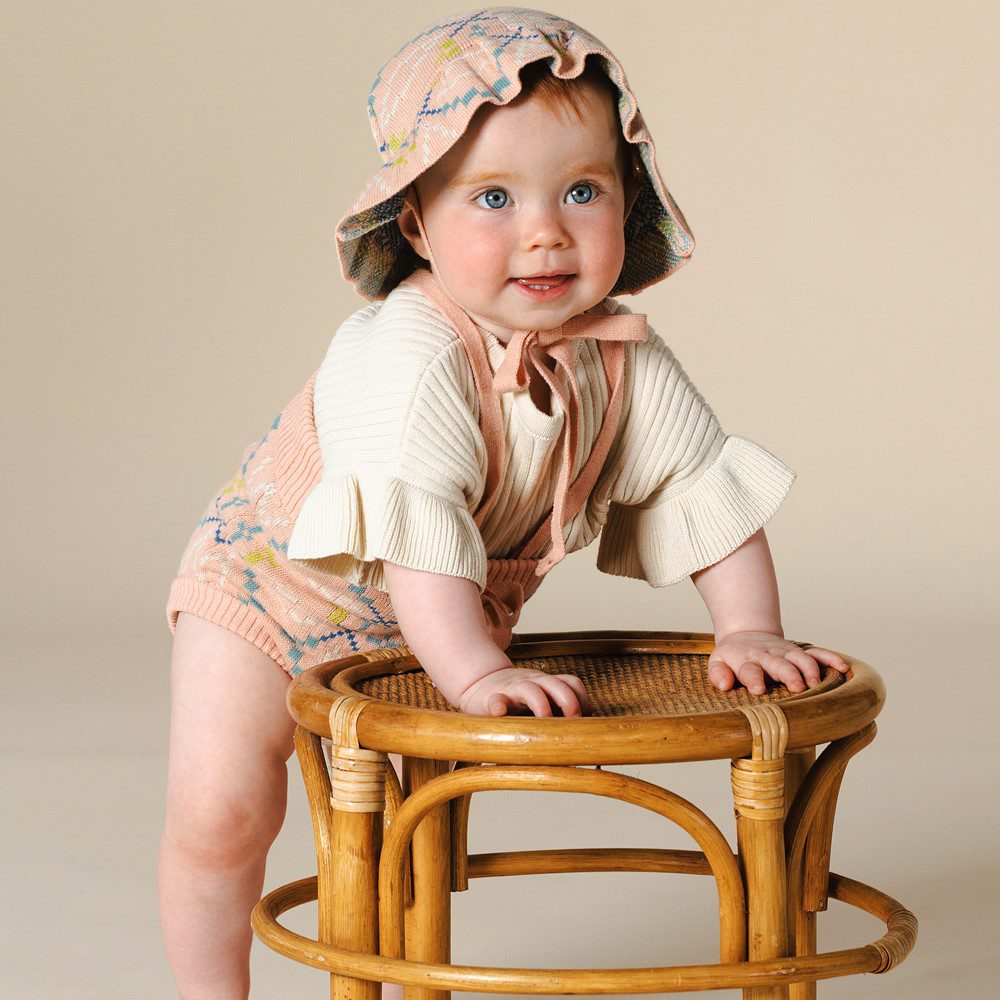 Cadi Tee & Million Bloomers | Sand/Petal