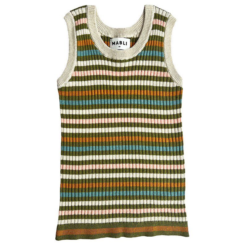 Aeron Tank & Shorts | Olive Stripe