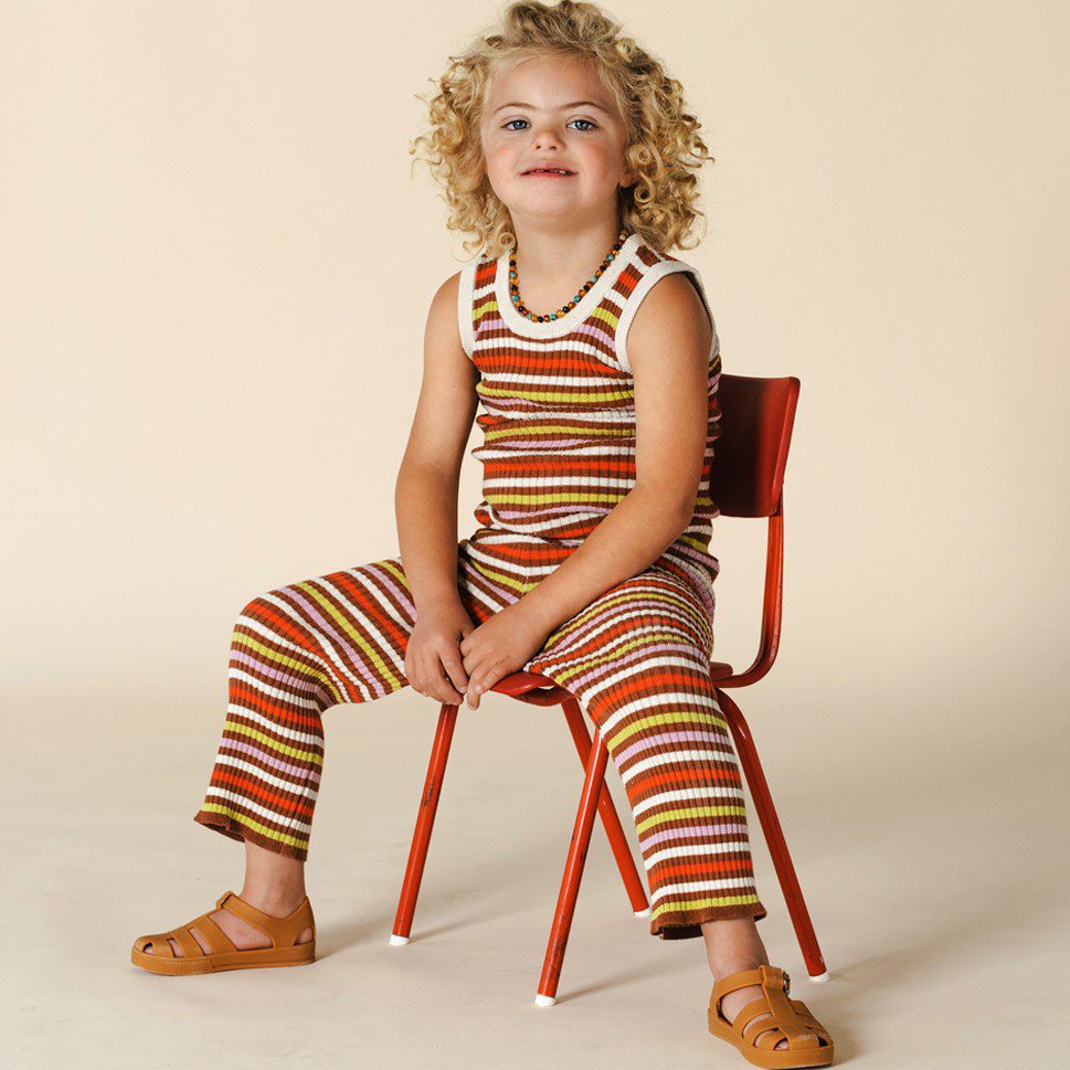 Aeron Tank & Pants | Maple Stripe