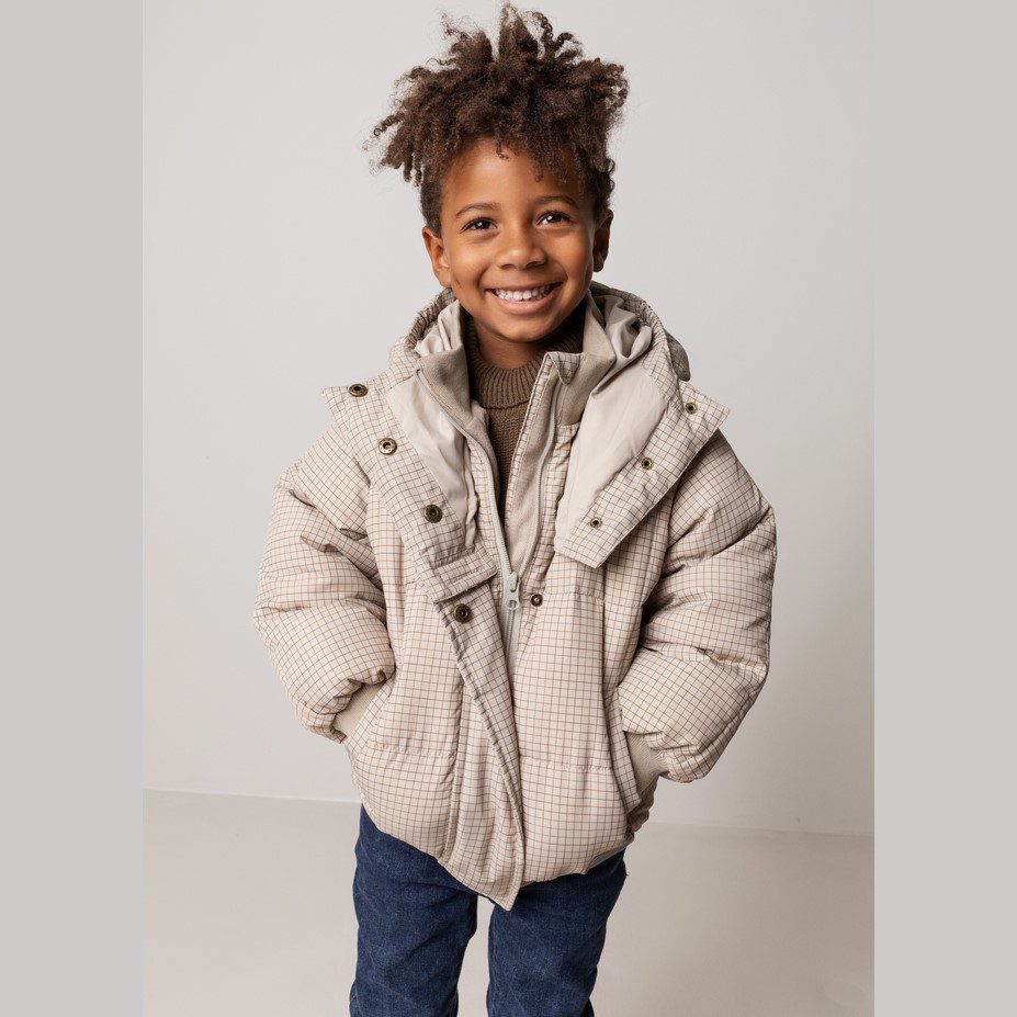 Otis Puffer Jacket | Wood Check
