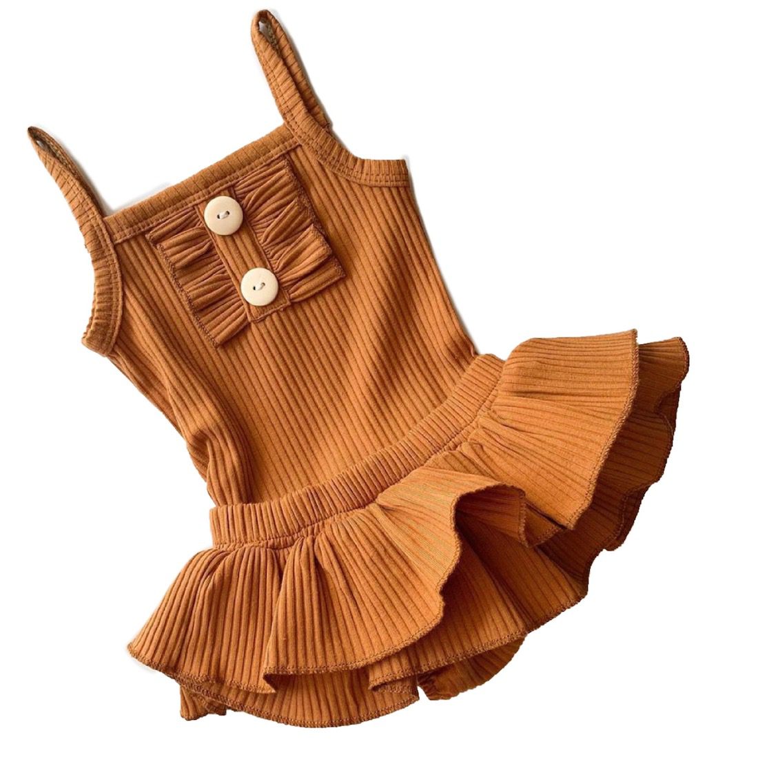 Mayflower Ruffle Bloomers & Bodysuit | Honey