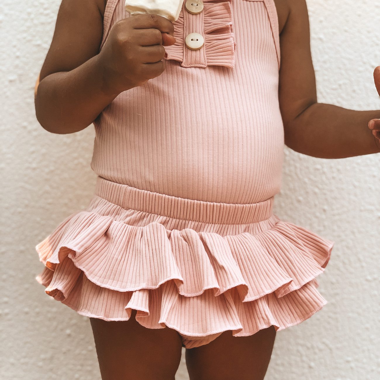 Mayflower Ruffle Bloomers & Bodysuit | Honey