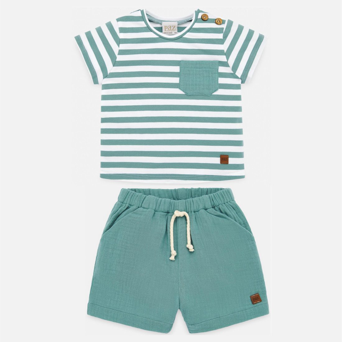 Mist Green Top & Shorts