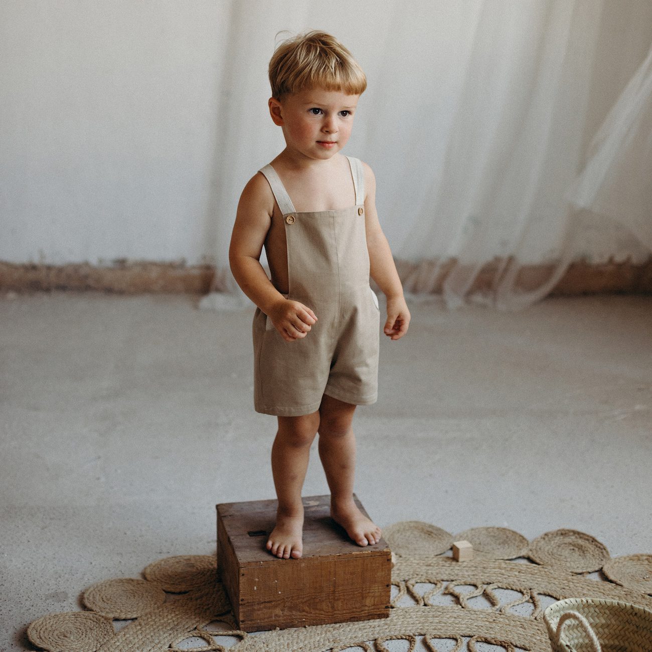 Dungarees | Neutral Color