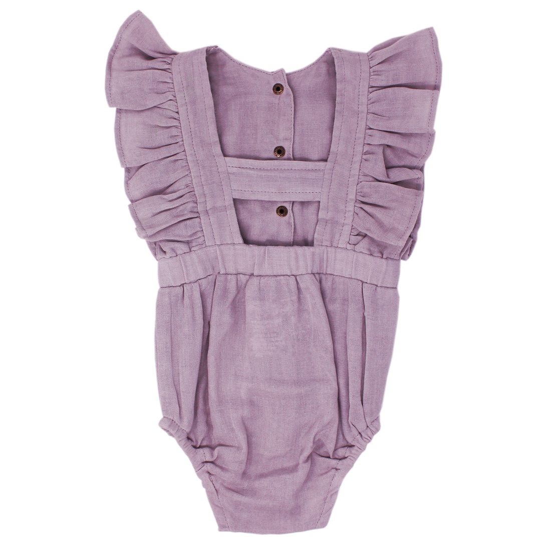 Muslin Ruffle Bodysuit | Amethyst