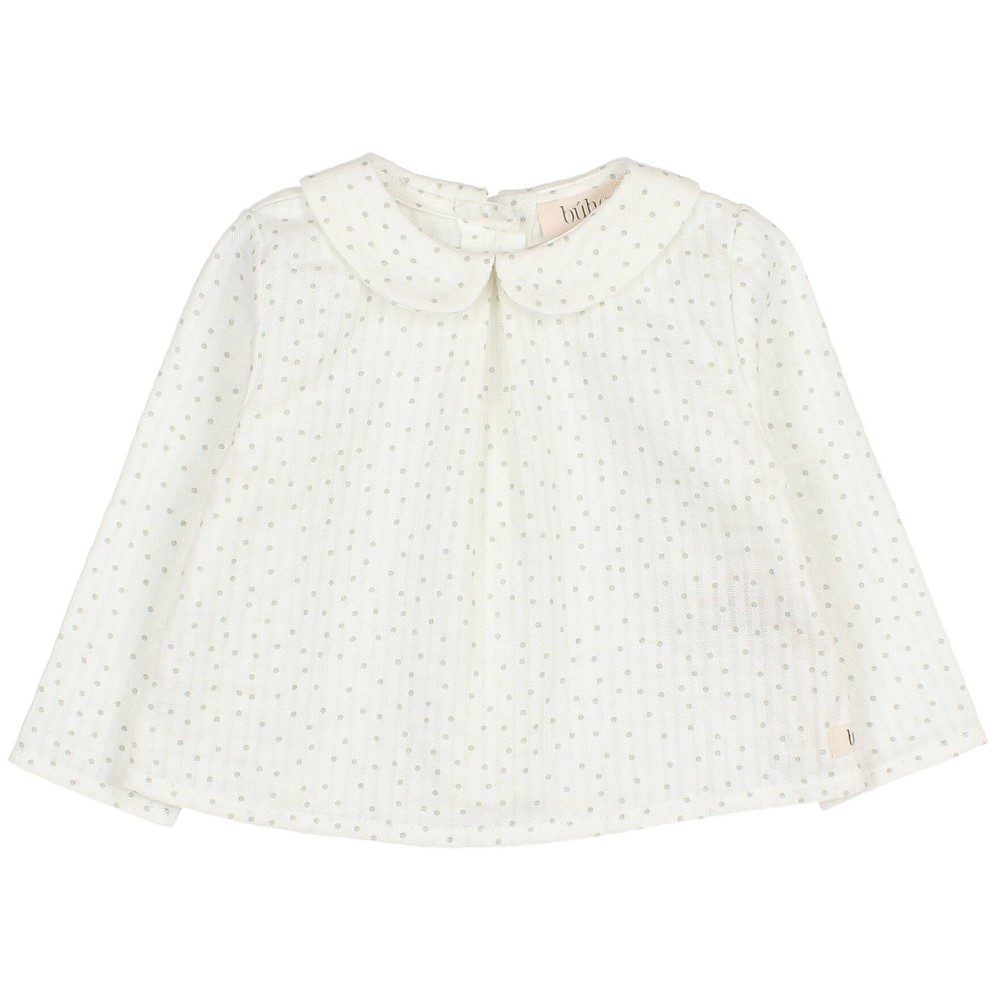 NB Knit Dungaree & Dots Blouse