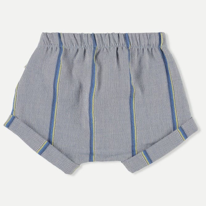 Pablo Soft Gauze Shirt & Neo Denim Stripe Shorts