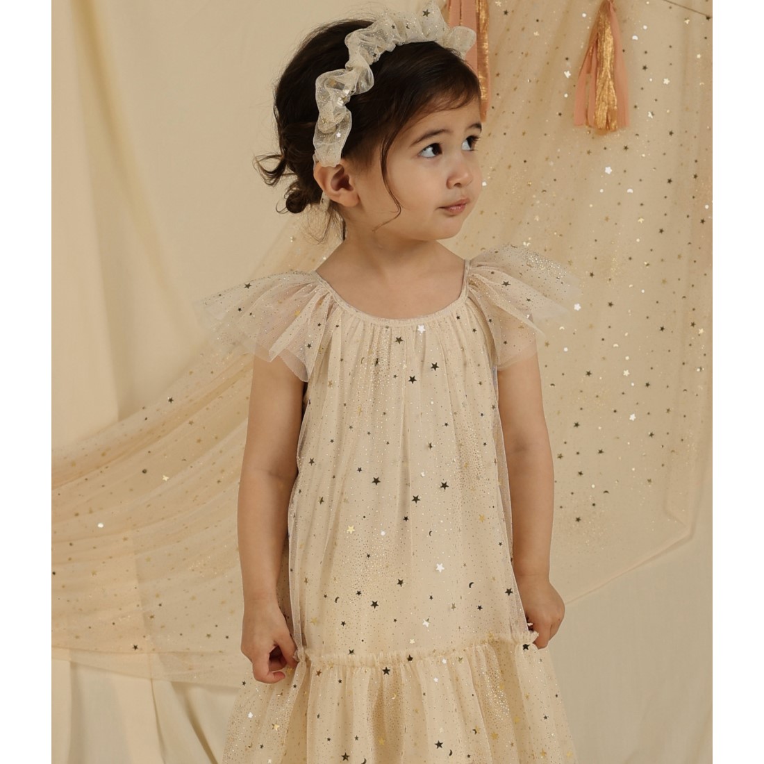 Edie Dress |  Champagne Stars