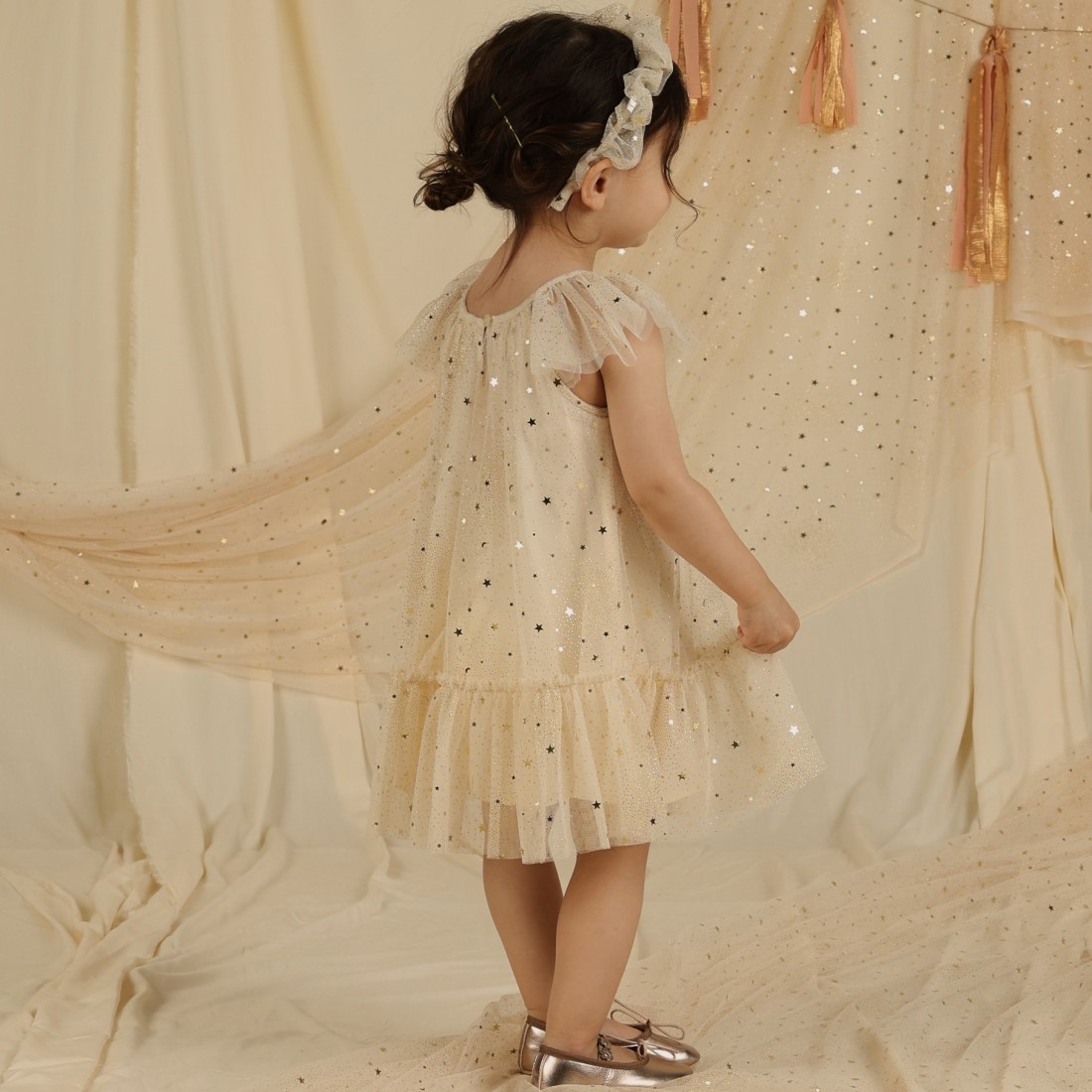 Edie Dress |  Champagne Stars