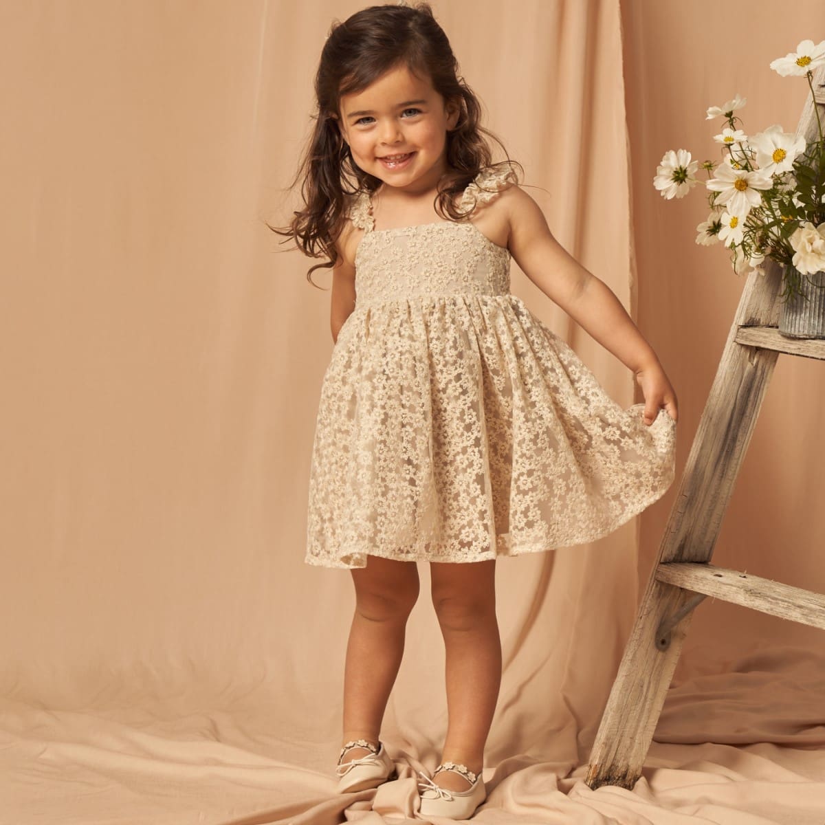 Mara Dress | Champagne