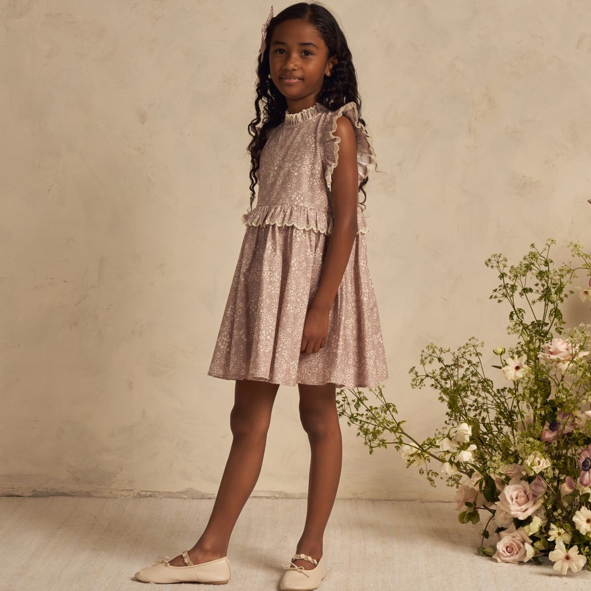 Alice Dress | Lavender Brown