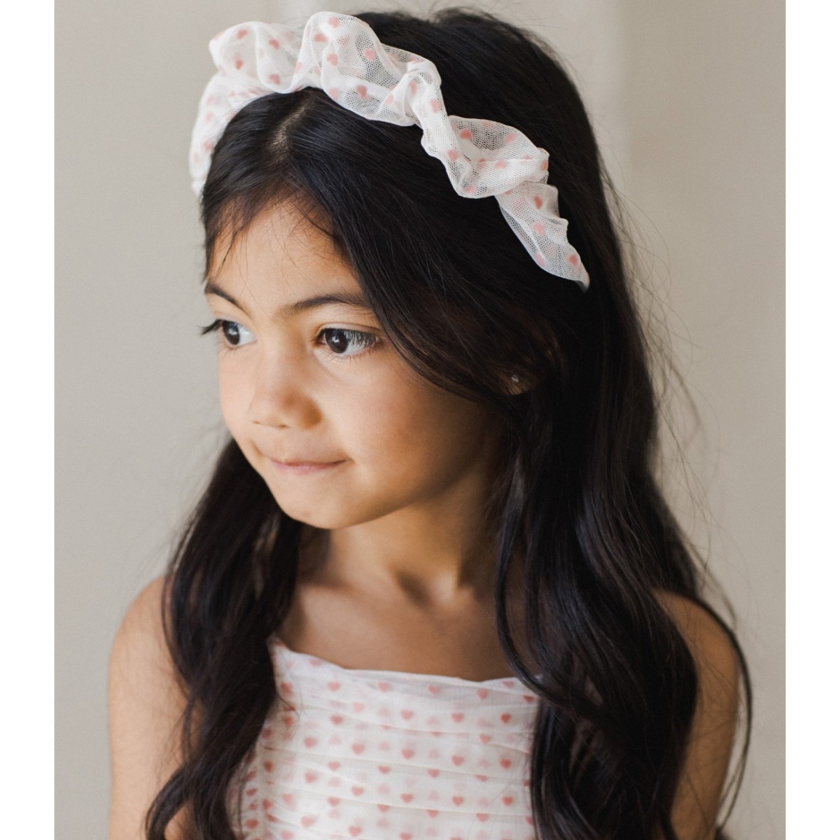 Gathered Headband | Hearts