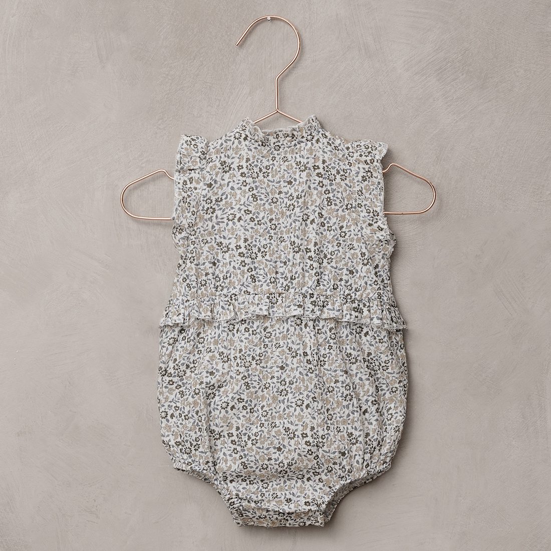 Alice Romper | Blue Floral