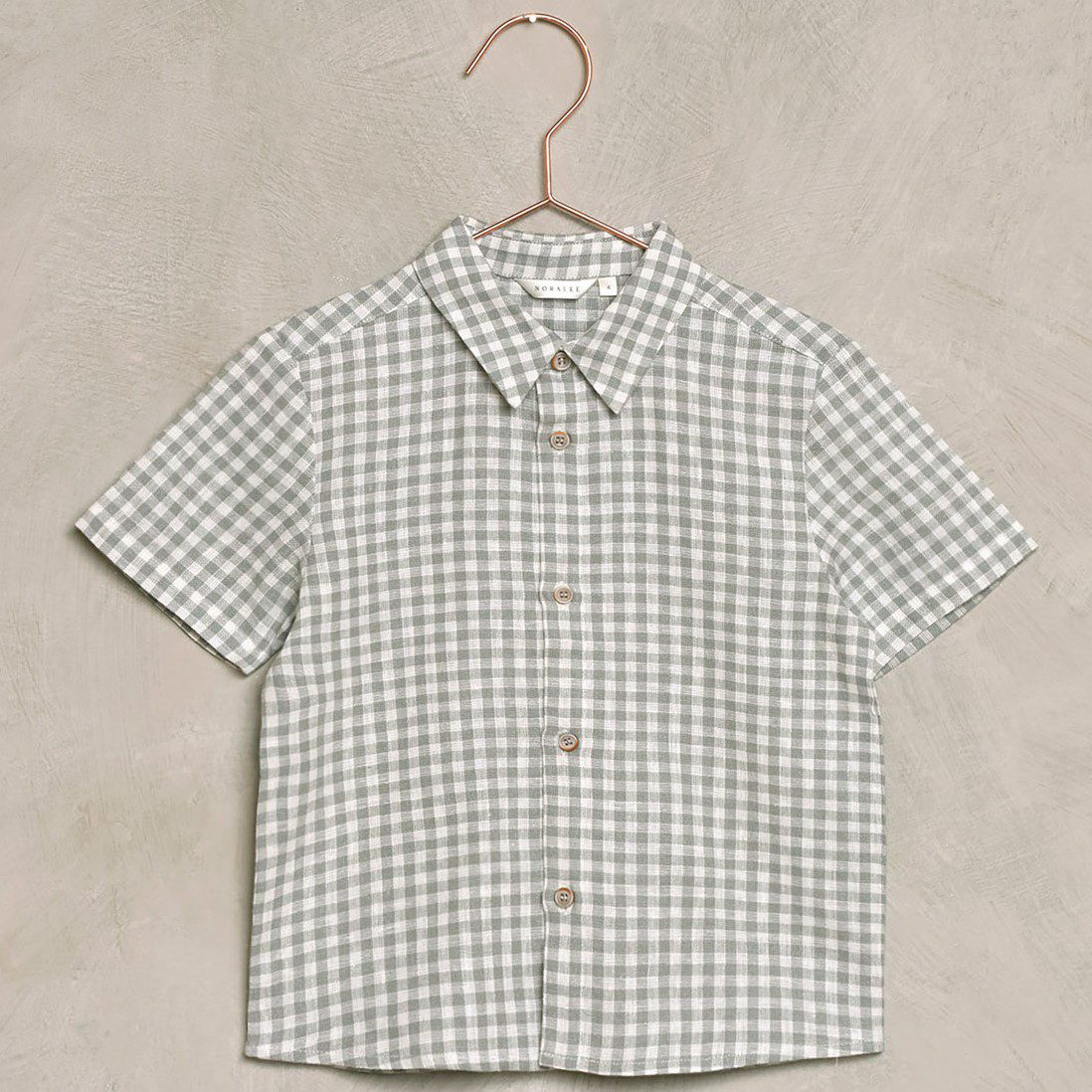 Atlas Shirt | Dusty Blue Gingham