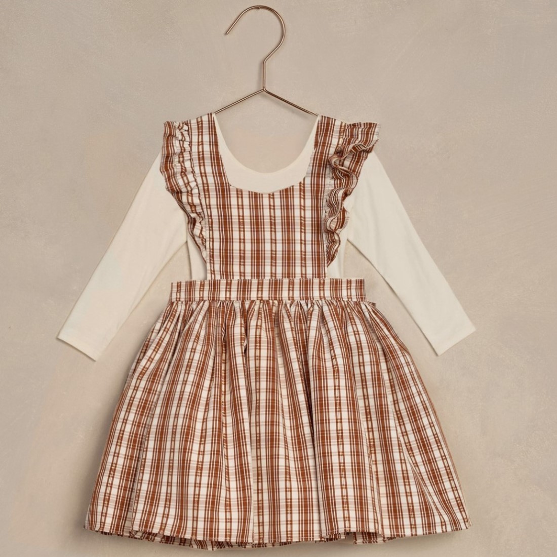Agatha Dress | Copper Plaid