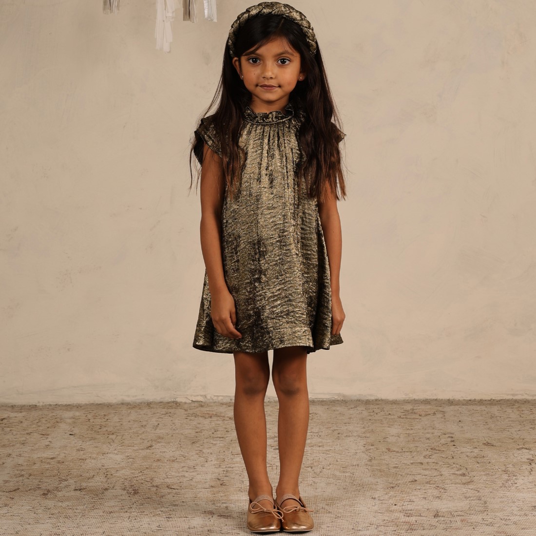 Isabella Dress | Gold