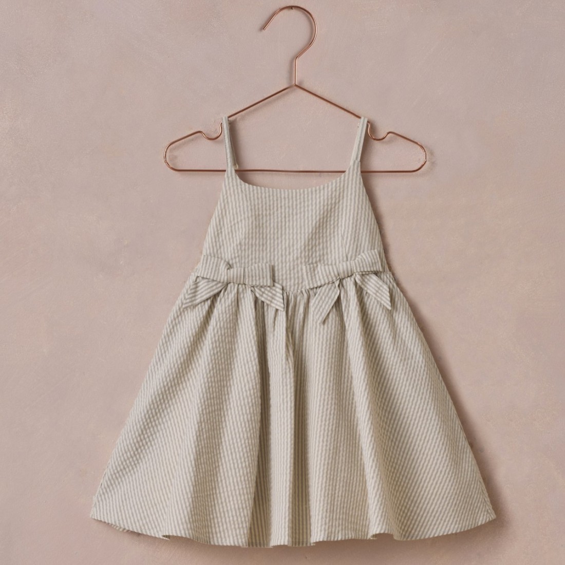 Betsy Dress | Sage Stripe