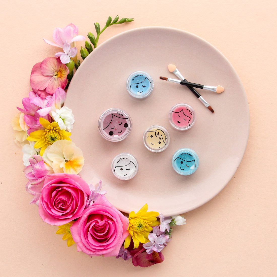 Natural Shimmery Children's Play Makeup Eyeshadow | Blue